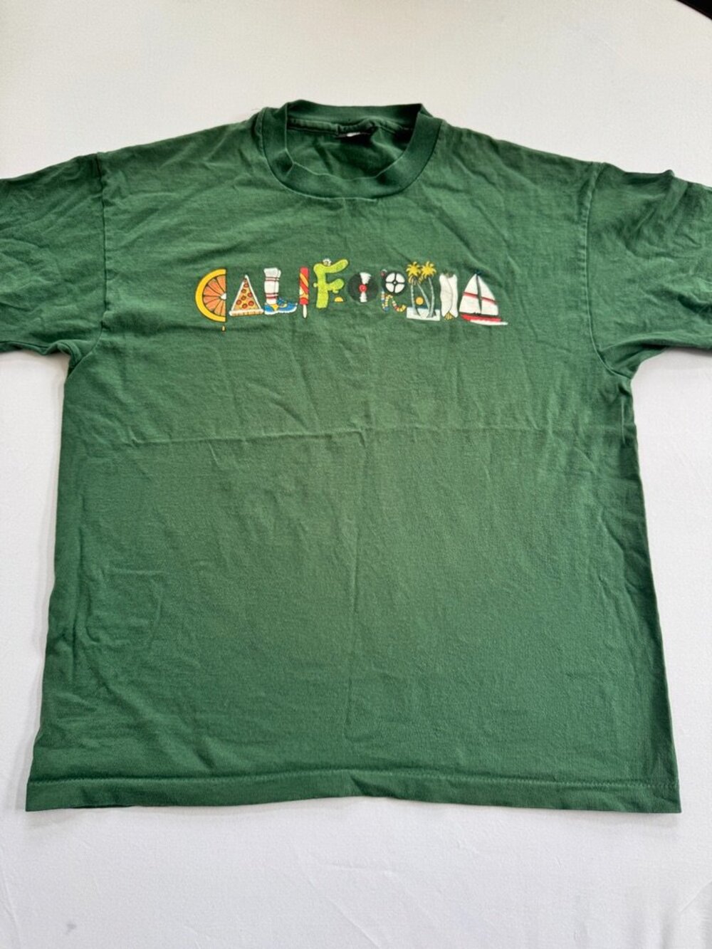 Vintage 90s Bad Boy Club California Icon Letters Tee - Single Stitch - Men’s L
